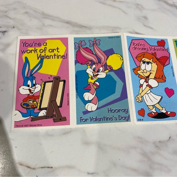 Vintage Looney Toons Valentines Day Cards lot 1997 Warner Bros - Picture 6 of 15